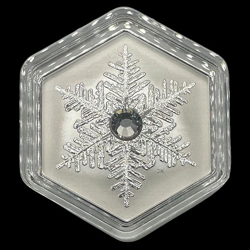 CANADA - 20 DOLLARS, 2023 - SNOWFLAKE - MONEDA DE PLATA